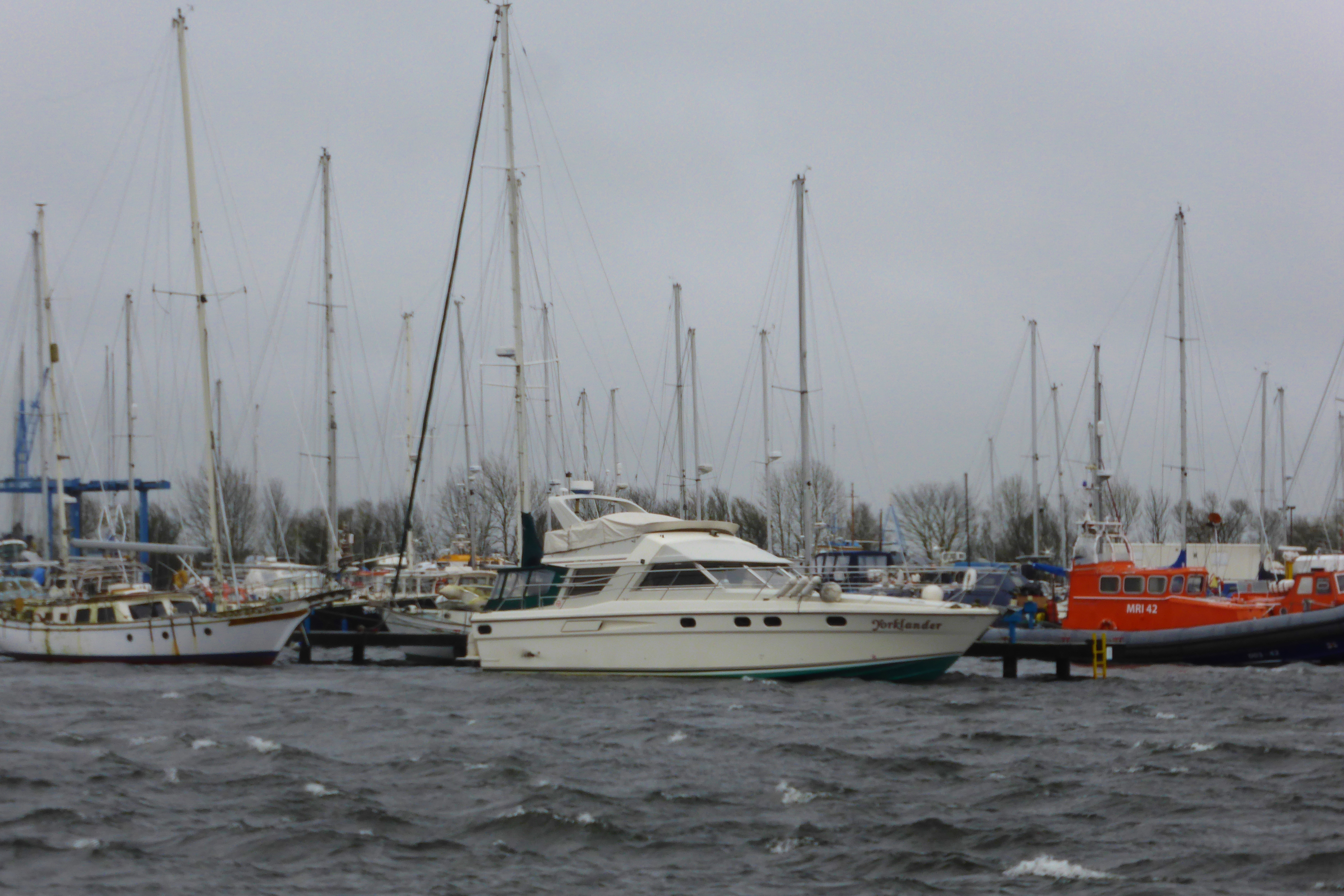 Boats on the marina at Glasson Dock
