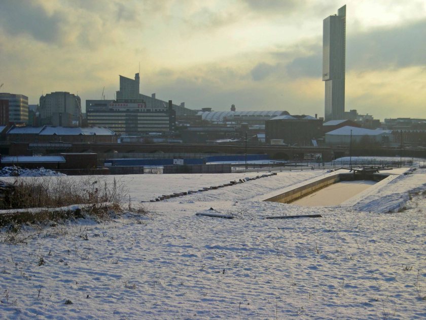 Salford in snow 2 Feb 200904