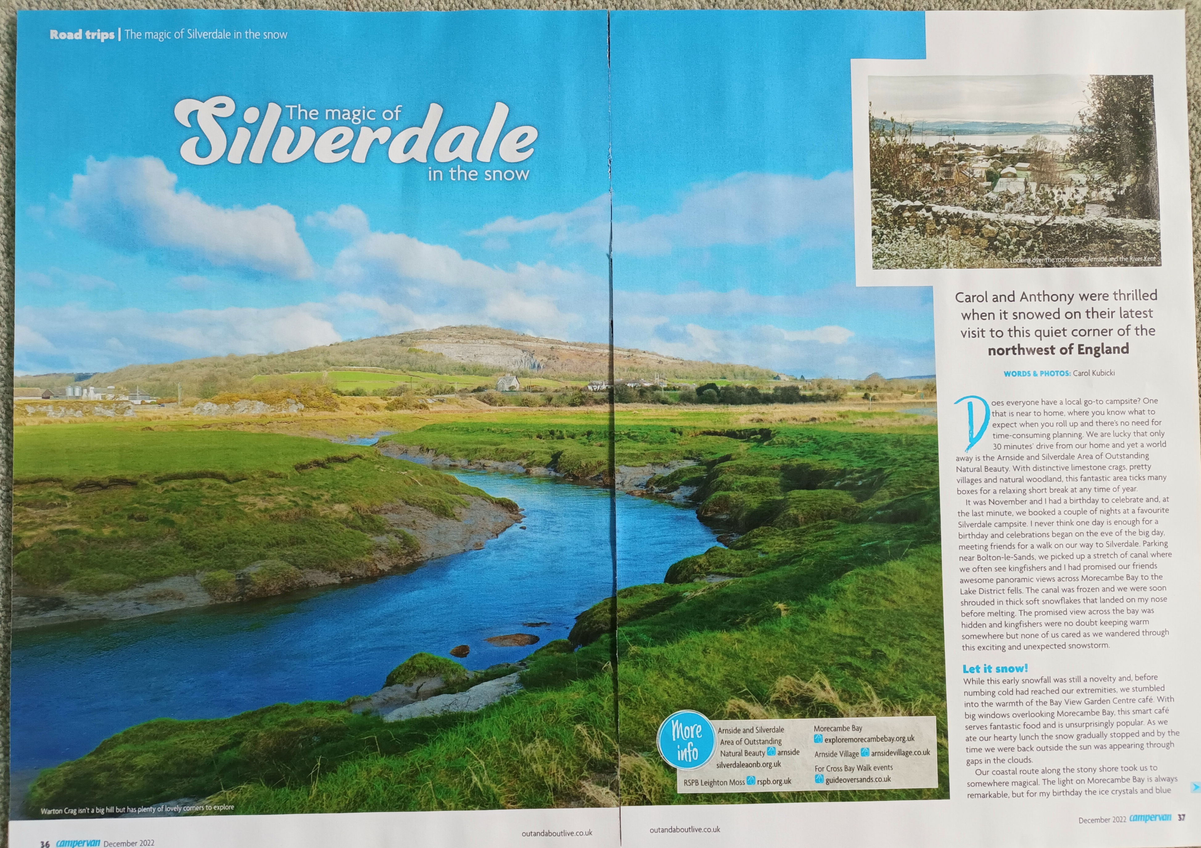 Silverdale Campervan Mag article Dec 2022